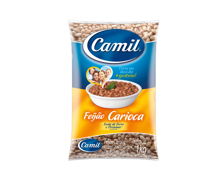 Feijão carioca camil 1kg
