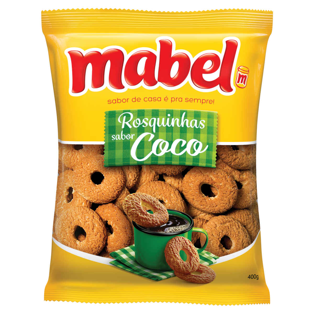 Rosquinhas sabor coco Mabel 350g