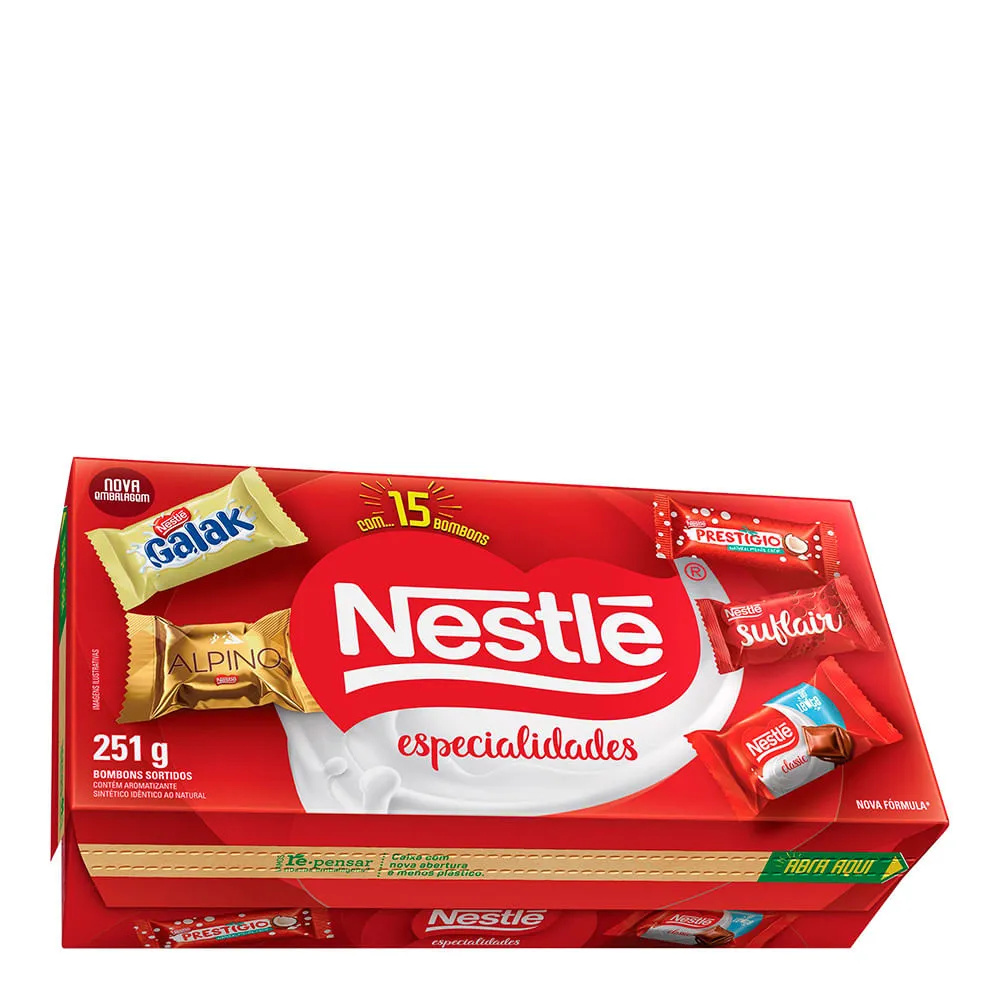 Caixa de Bombom Nestlé 251g