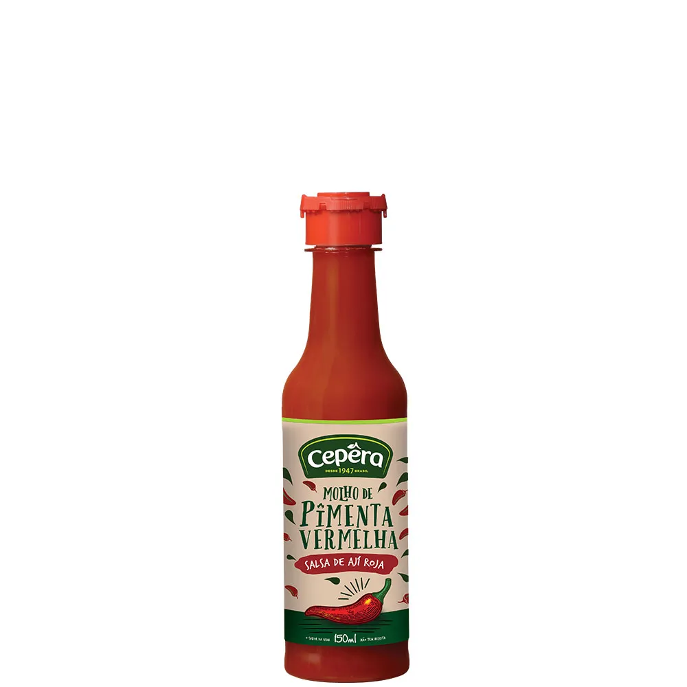 Molho De Pimenta Vermelha Cepêra 150ml