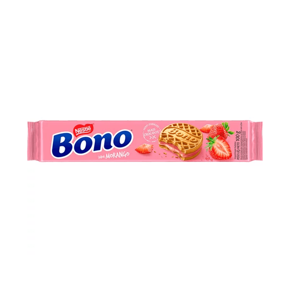 Biscoito Bono Morango 90g