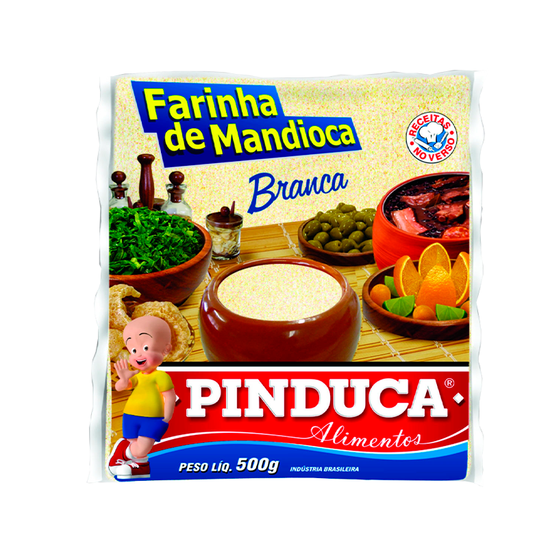 Farinha Mandioca Branca Pinduca 500g