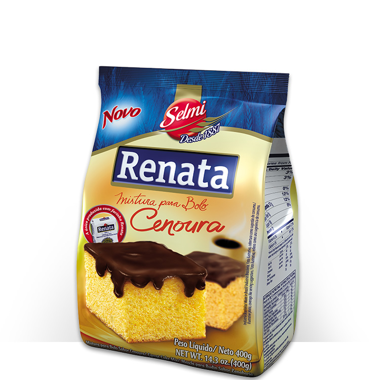 Mistura pra bolo Cenoura Renata 400g