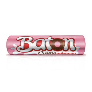 Baton Garoto Creme de Morango 16g