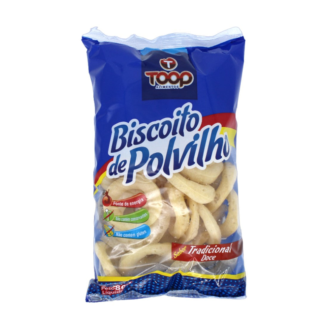 Biscoito de Polvilho Toop Tradicional Doce 80g