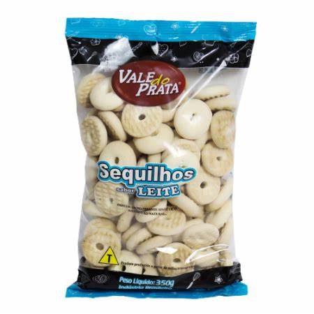 Sequilhos sabor leite Vale do Prata 350g