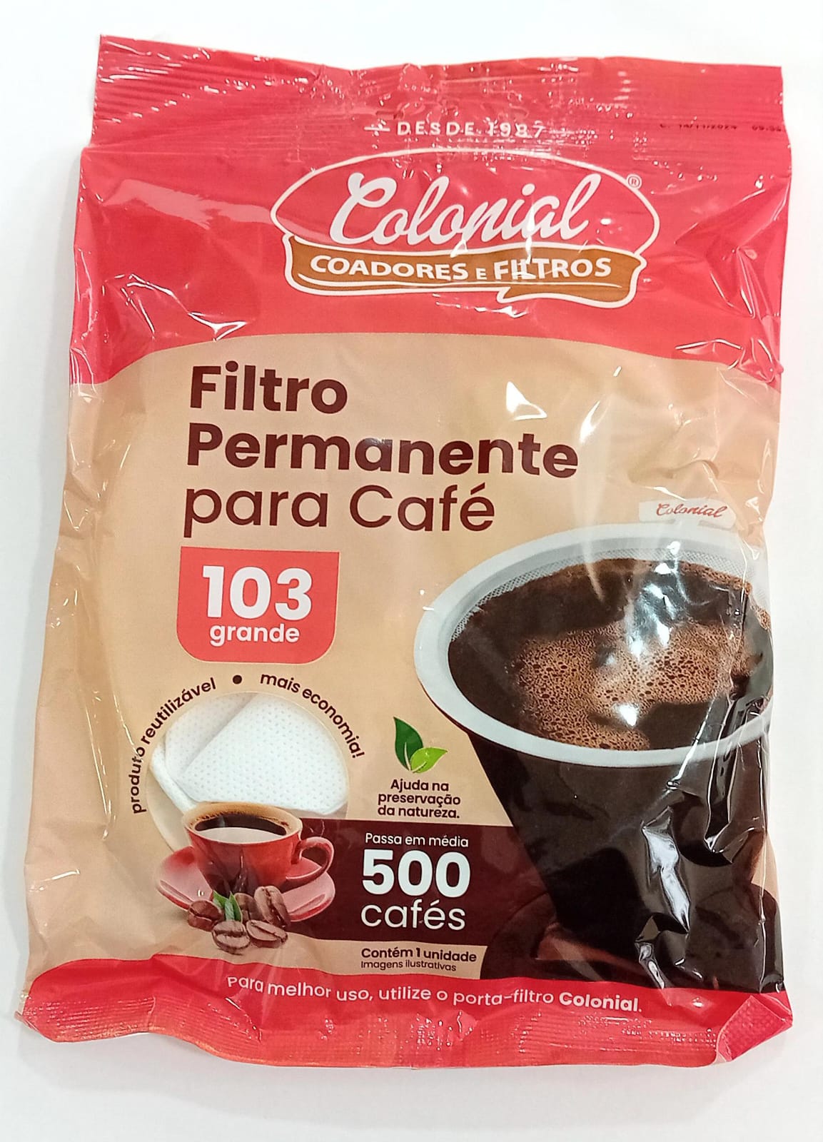 Filtro Permanente Para Café Colonial