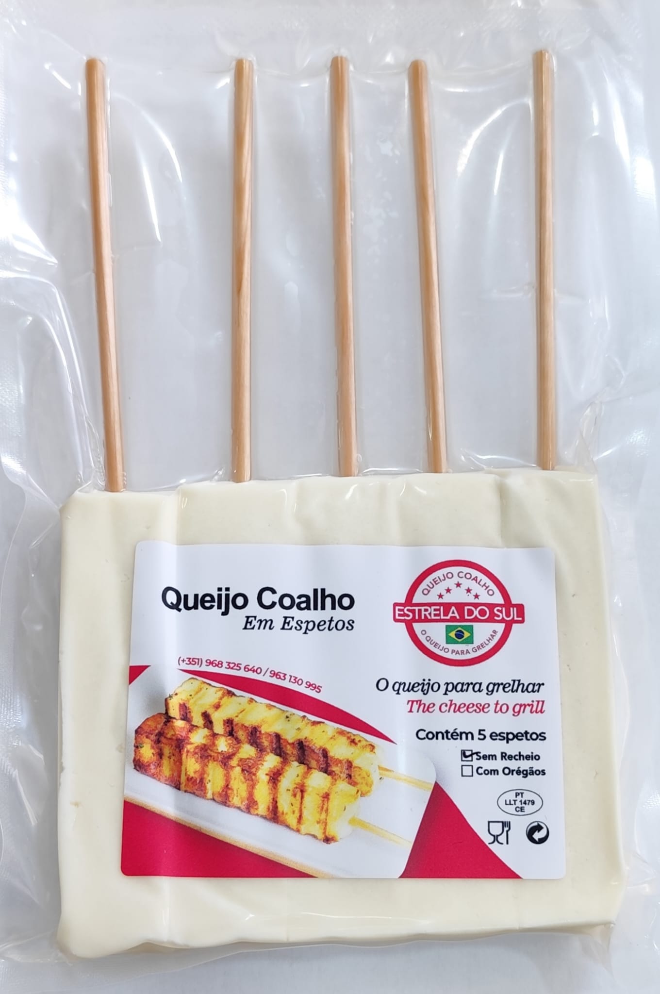Queijo Coalho em Espetos Estrela do Sul - 5unid