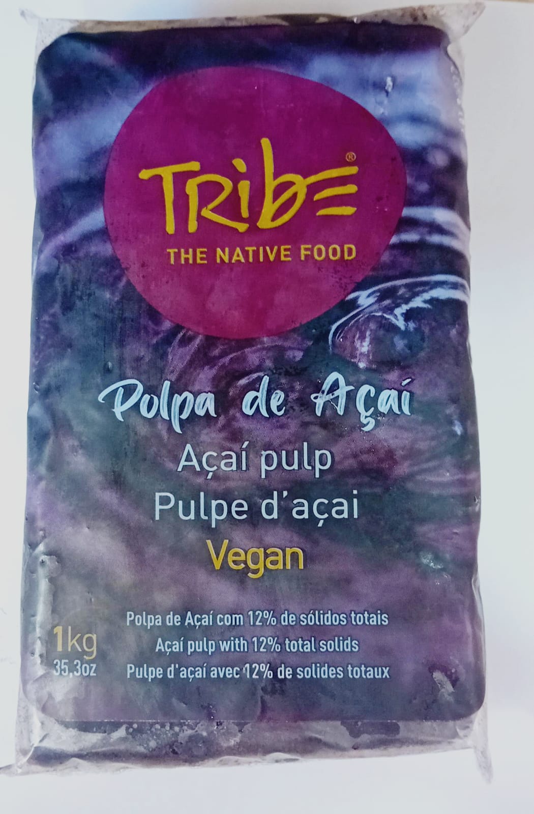 Polpa de Açaí Pura Tribe 1kg