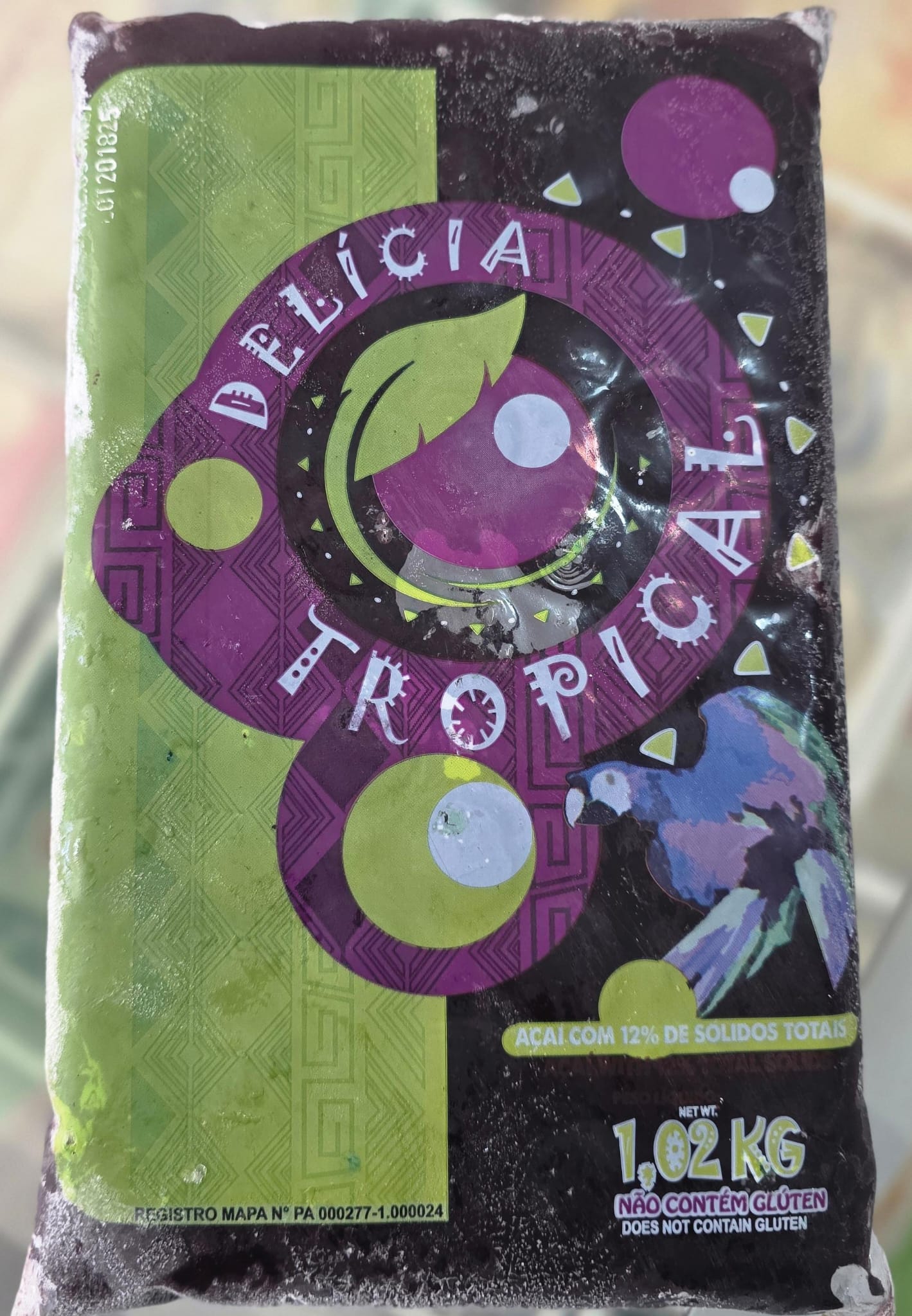 Polpa de Açaí Pura Delícia Tropical 1.02 kg
