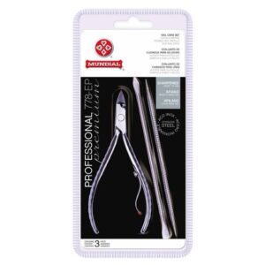 Kit Alicate Mundial Profissional 778-EP com Espátula Dupla e Palito
