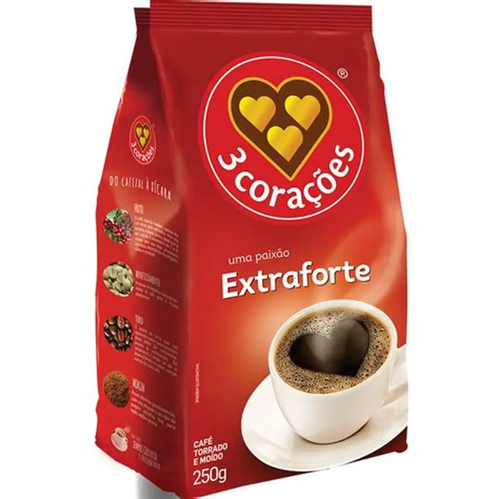Café 3 Corações extra forte 250g