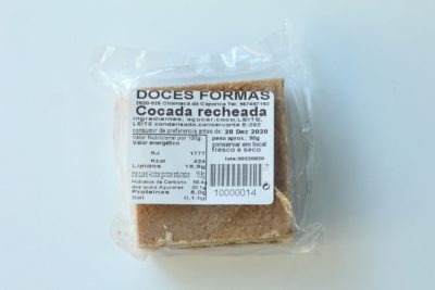 Cocada Recheada Doces Formas 90g