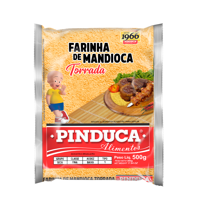 Farinha De Mandioca Torrada Pinduca 500g