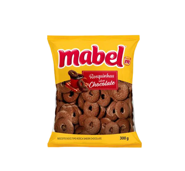 Rosquinha sabor Chocolate Mabel 300g