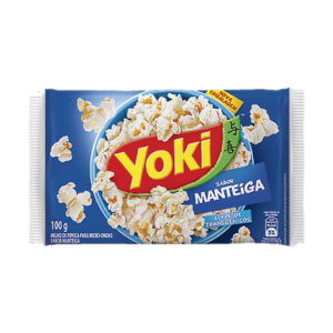 Pipoca para Micro-ondas Manteiga  Yoki 100g
