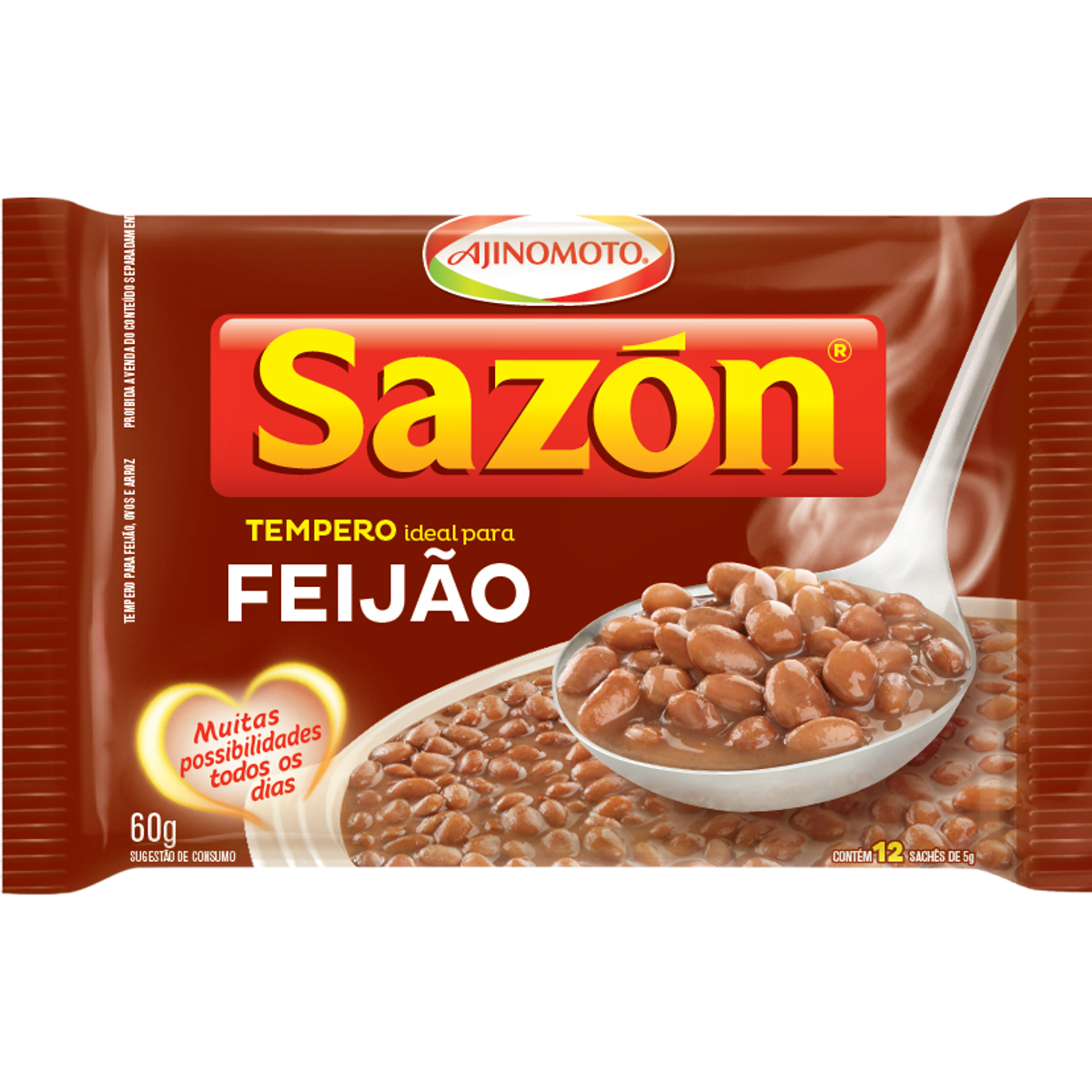 Tempero para feijão Sazon - 60g