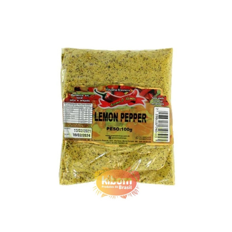 Lemon pepper Aroma D´minas 100g