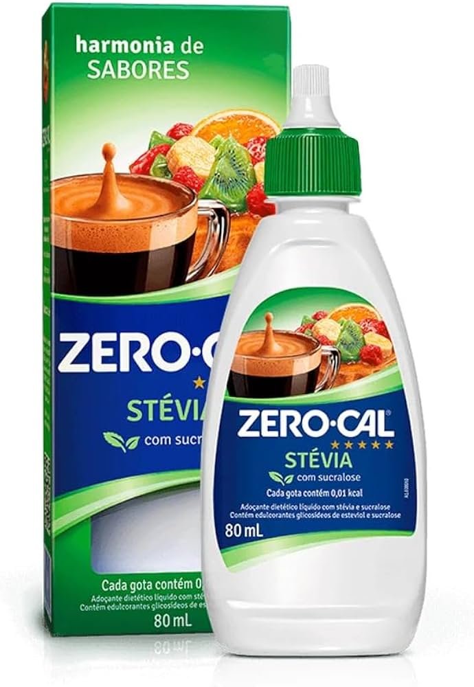 Adoçante Zero Cal Stévia 80ml